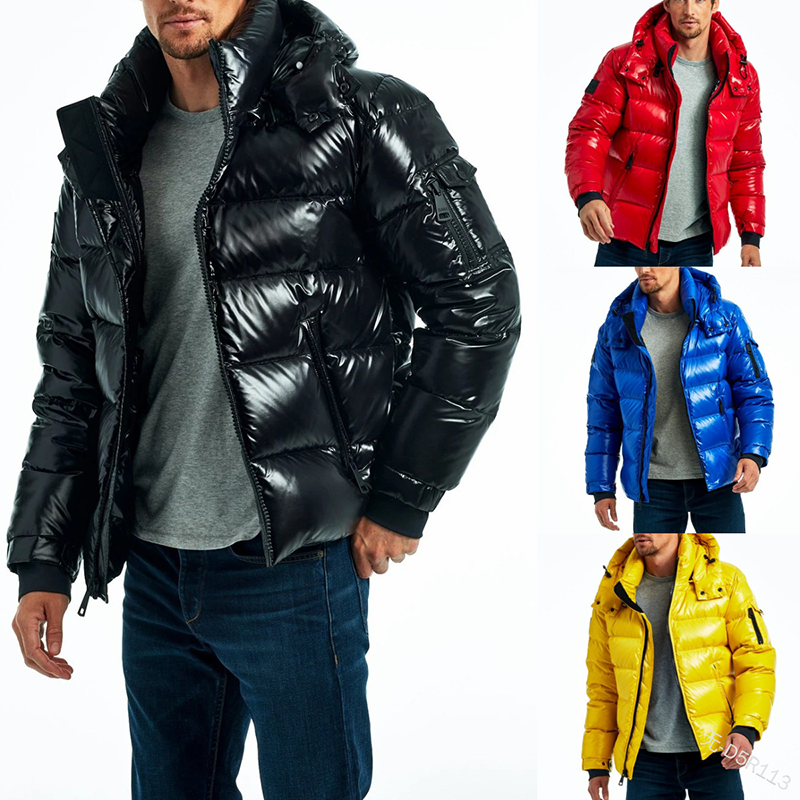 Winter Hooded Duck Down Jackets Warm Thick Down Coats Winter Overcoat Down Parkas Man Puff Jackets