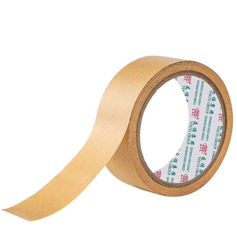 Youyi Group Hotmelt High Tack Recyclable Eco-friendly DIY Carton Sealing Kraft Paper Tape