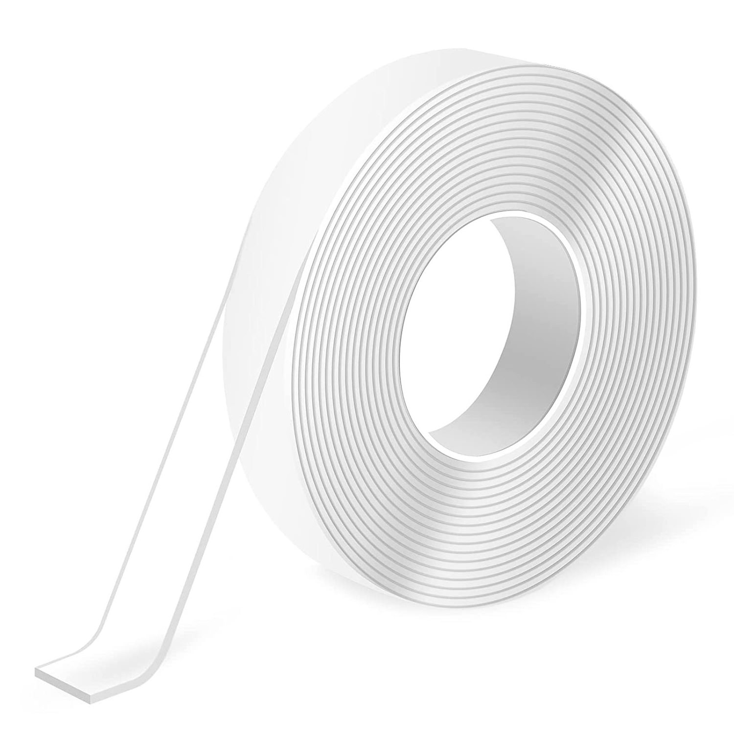 Yourijiu Removable Clear & Tough Mounting Tape Sticky Adhesive, Reusable Strong Wall Tape Picture Hanging Strip Carpet Tape