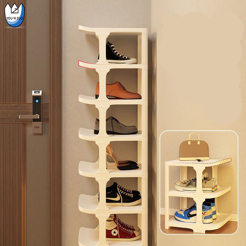 Youyizuo Shoes Cabinet Hinge Shoe Rack Storage Organizer Holder For Closet Portable Kid Shoe Rack For Store