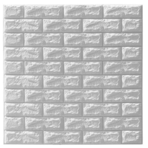 3D Brick Wall Stickers PE Foam Self-adhesive Wallpaper Peel and Stick 3D Art Wall Panels for Background Wall