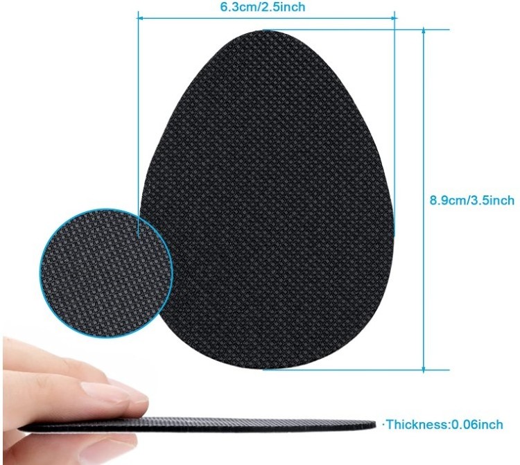 Non Slip Shoes Pads Self-Adhesive Shoe Grips Rubber Anti-Slip Shoe Grips Sole Stick Protector