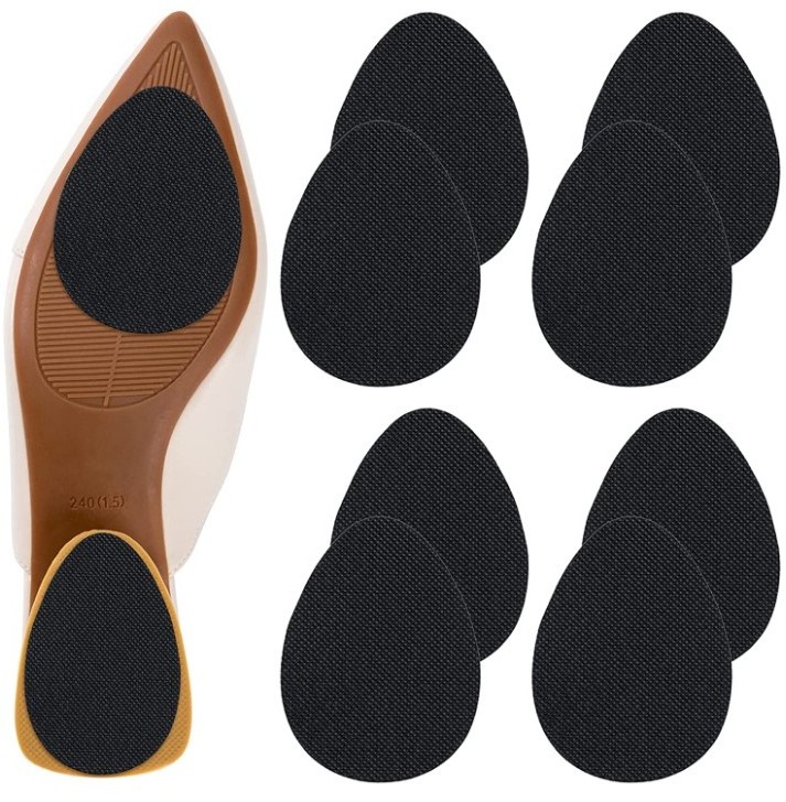 Non Slip Shoes Pads Self-Adhesive Shoe Grips Rubber Anti-Slip Shoe Grips Sole Stick Protector