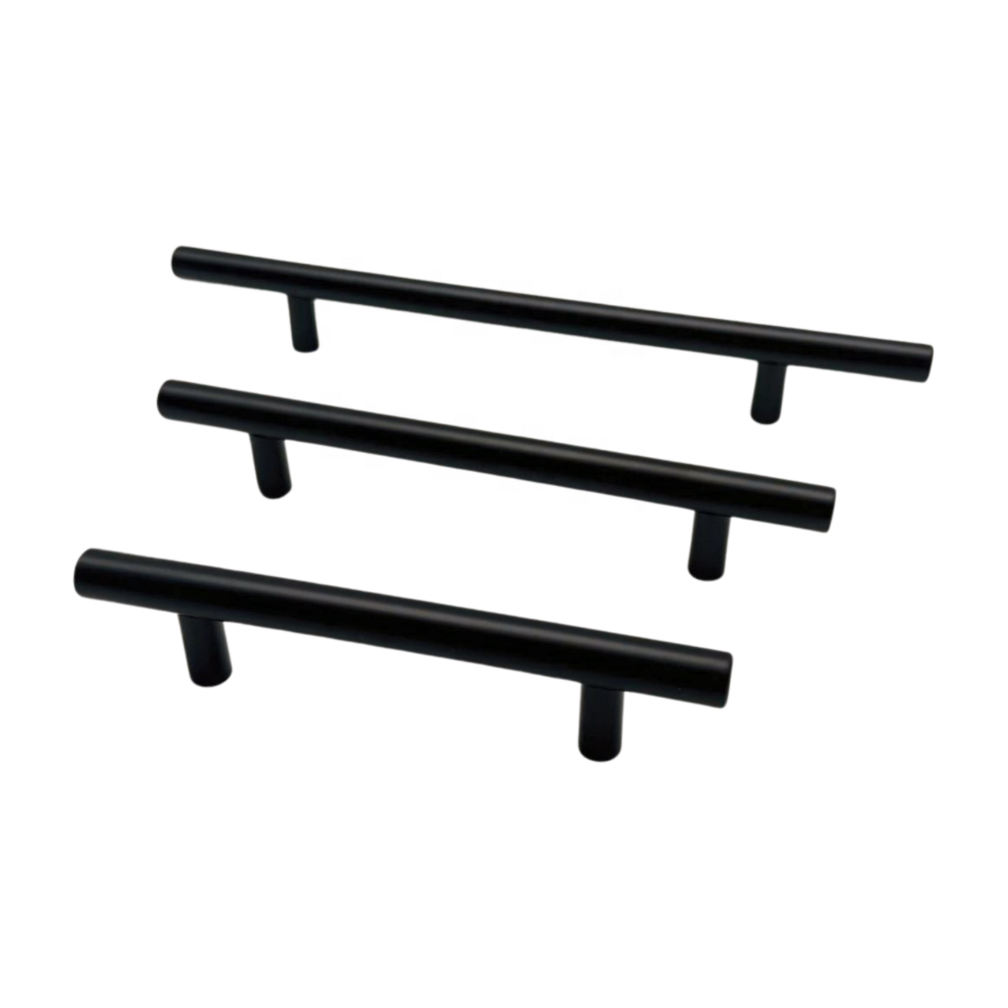 96MM 128MM Hot Sale Customized Size Hollow Satin Stainless Matte Black Satin Brass Steel Kitchen Cabinet Furniture T Bar Pulls