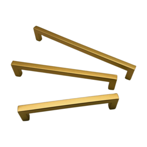 Hot Sale Stainless Steel Hollow 10x10mm Square Bar Pull Cabinet Furniture Kitchen Bedroom Brushed Gold Handle Pull