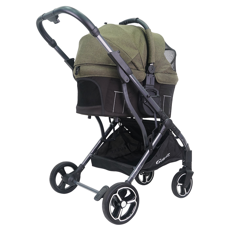 pet carrier bassinet detachable seat stroller OEM ODM customized pet stroller pet strollers for female dog