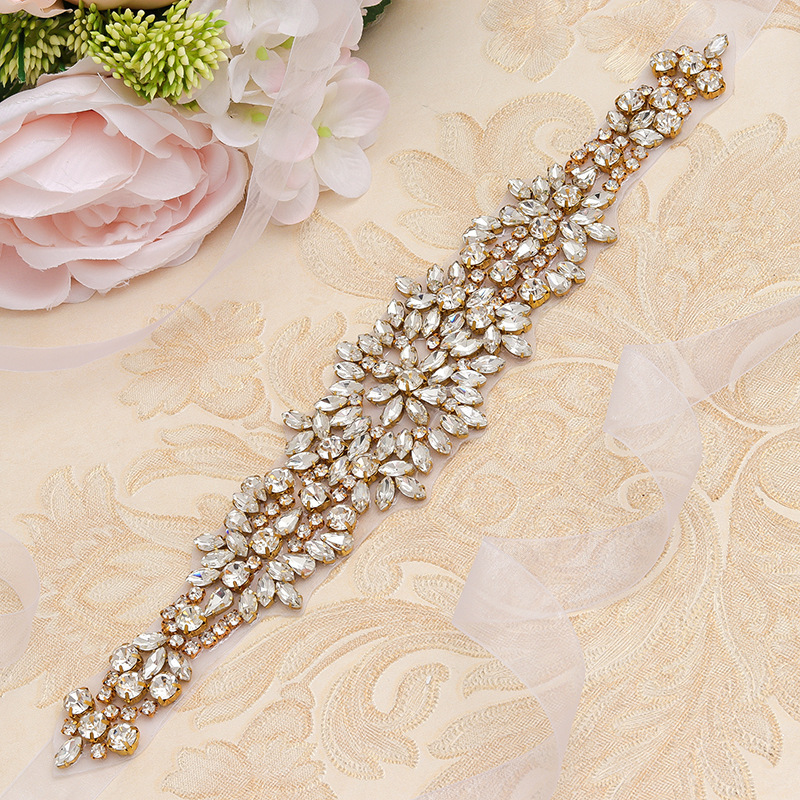 Shiny Crystal Rhinestone Women Belt Sexy Waist Chain Vintage Wedding Bridal Sash Belt