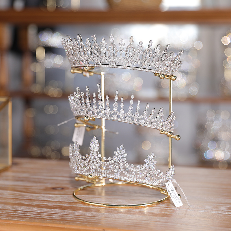 Fashion Metal Crown Headband Display Rack Bridal Crown Tiara Display Rack Holder Display Rack