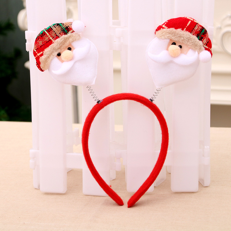 Wholesale Party Hair Band Christmas Headband Santa Party Decor Hairband