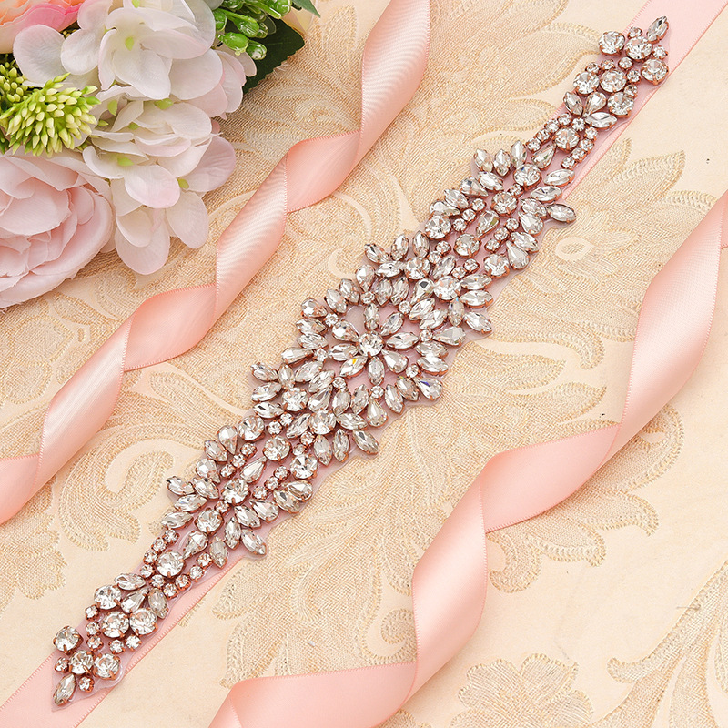 Shiny Crystal Rhinestone Women Belt Sexy Waist Chain Vintage Wedding Bridal Sash Belt