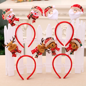 Wholesale Party Hair Band Christmas Headband Santa Party Decor Hairband