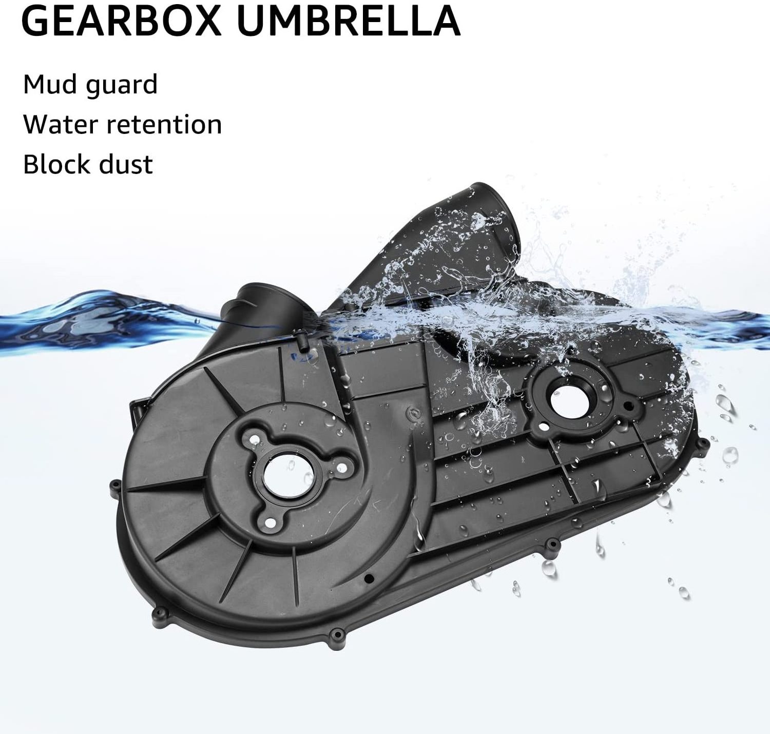 UTV Inner Clutch Variator Cover, CVT Air Guide Clutch Belt Plate Transmission Housing Inner Cover 2635158