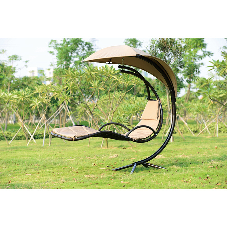 Factory price aluminum garden swing chairs outdoor outdoor porch swing with stand