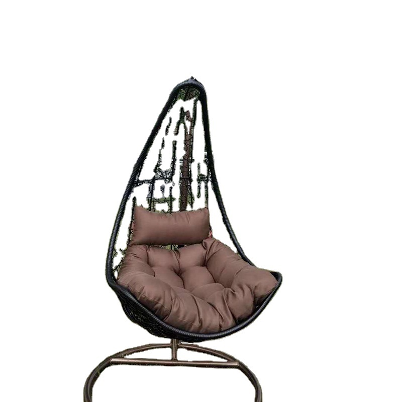 Garden courtyard swing rattan chair outdoor swing chair hanging egg rattan chair