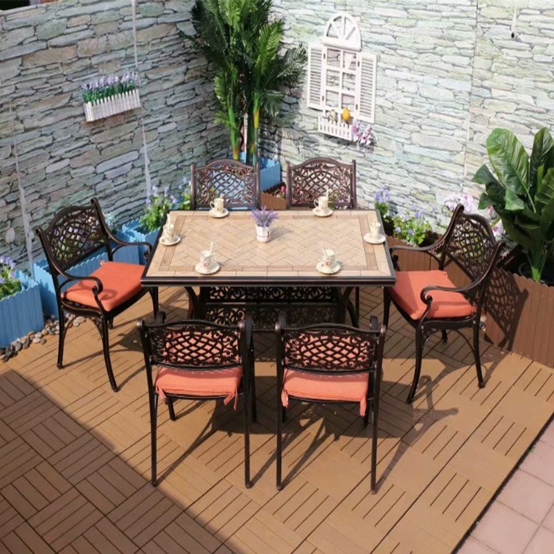 Wholesale furniture outdoor dismantling aluminum chair series balcony furniture