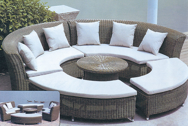 outdoor sofa garden furniture outdoor curved sectional sofa