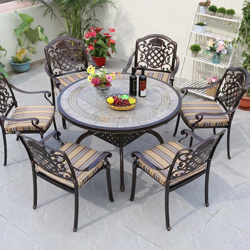 Factory wholesale aluminum chair series white black red copper outdoor chair hotel furniture