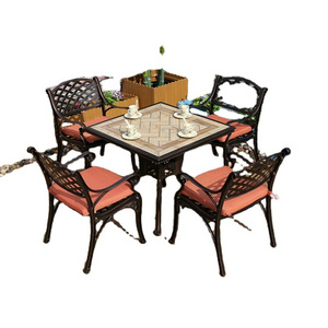 China furniture outdoor durable aluminum chair series garden furniture