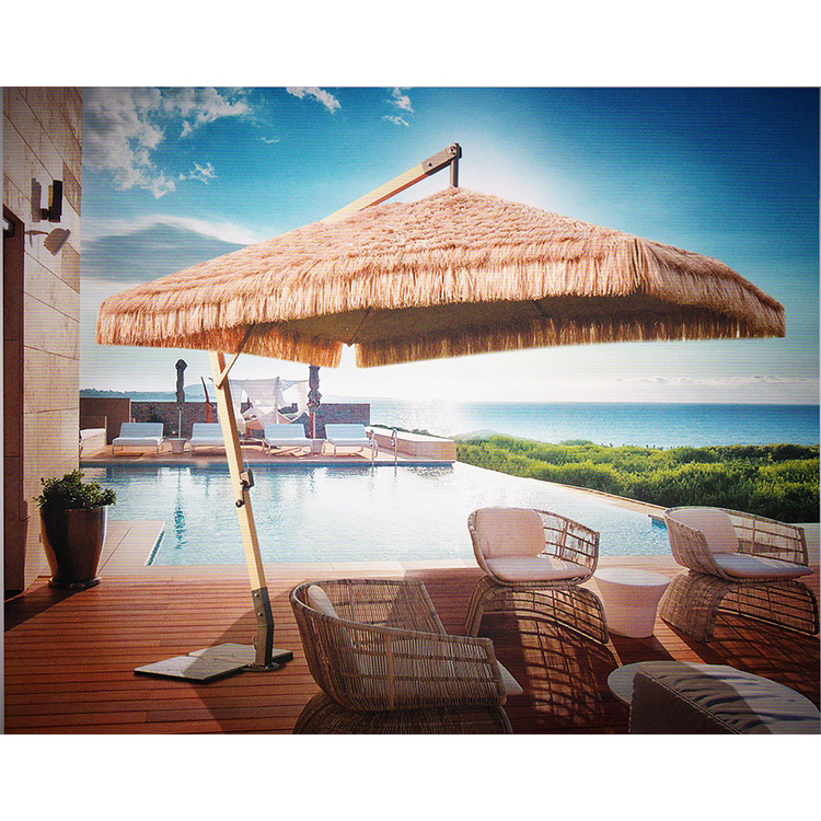 hotel patio thatched parasol hotel large patio umbrella patio furniture set outdoor