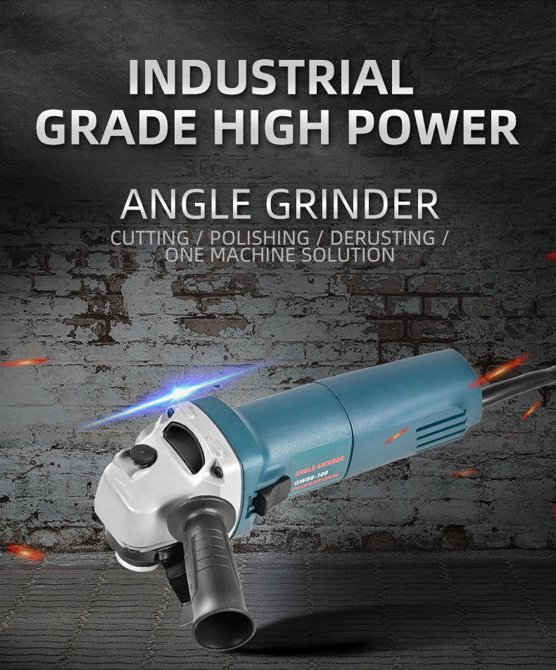 1200W Home Portable Angle Grinder Handheld Electric Angle Grinder For Grinding & Cutting