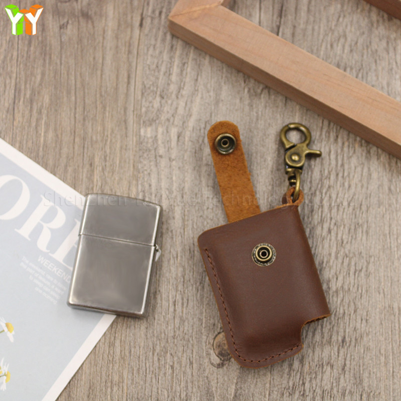 Wholesale Genuine Leather Lighter Case  Leather Lighter Holder for Zippo