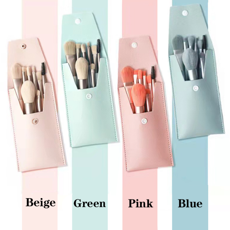 Personalized Travel Makeup Brushes Bag Fashion Portable Brush Holder Pouch Cosmetic Brushes Storage Case