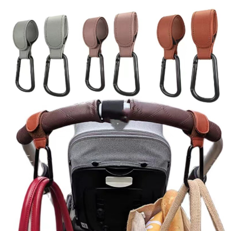 Baby Stroller Hooks Clips Convenient Stroller Accessories Mommy Bag Hooks for Hanging Diaper Bags