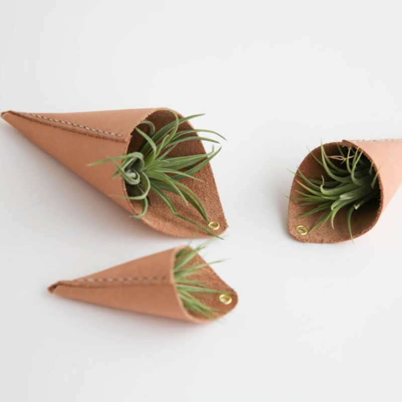 Hot Selling Canvas Air Plant Basket Hanging Durable Plant Holder Handmade Plant Hangers Home Decoration