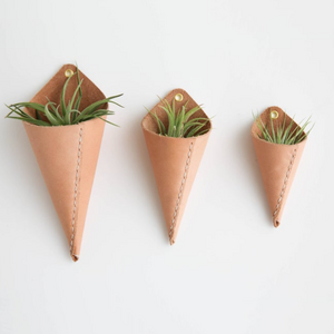 Hot Selling Canvas Air Plant Basket Hanging Durable Plant Holder Handmade Plant Hangers Home Decoration