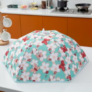 Household Insulation Foldable Food Cover Anti Dust Proof Vegetable Umbrella Design Food Table Cover