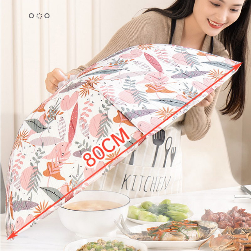 Household Insulation Foldable Food Cover Anti Dust Proof Vegetable Umbrella Design Food Table Cover