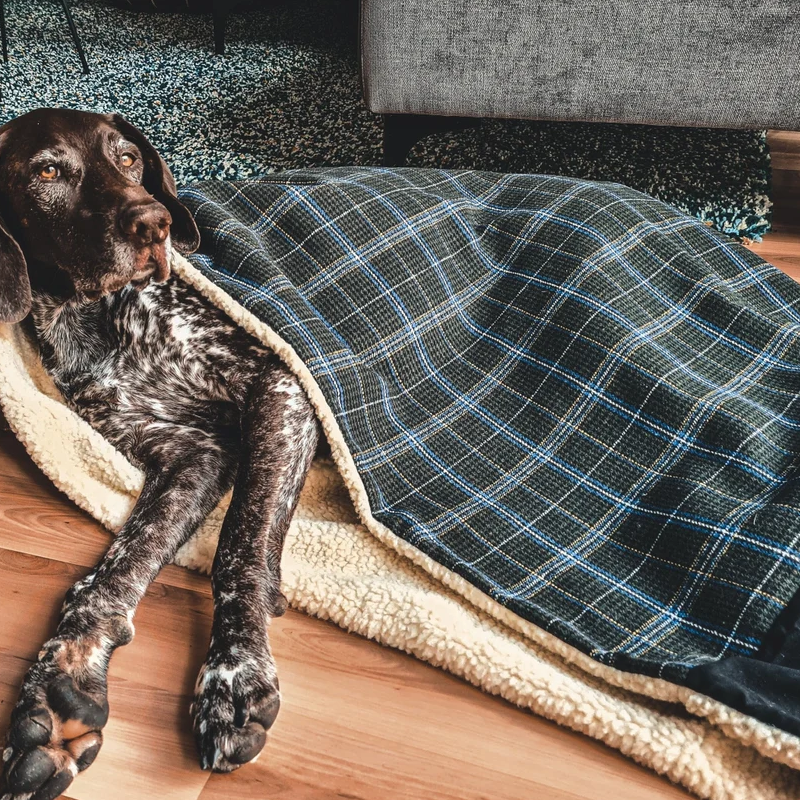 Snuggle Sack Dog Bed Tweed Dog Cuddle Sack Pet Mat Pad Small Dog Snuggle Sack for Doggie Cat