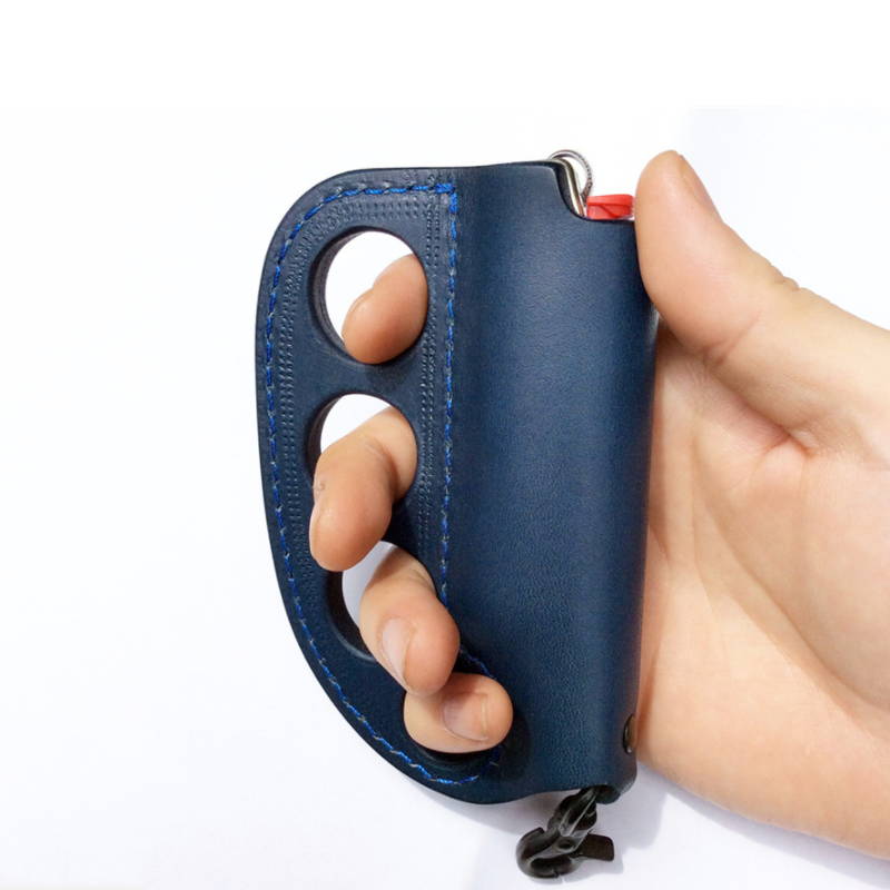 Outdoor Leather Lighter Protect Holster Lighter Case Portable Keychain Lighter Holders