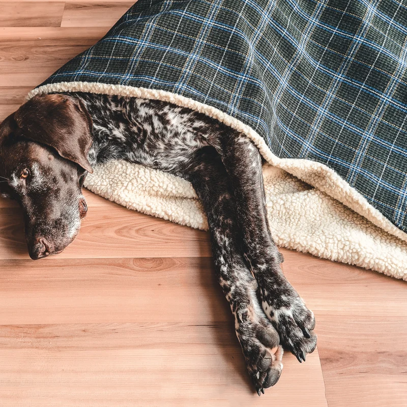 Snuggle Sack Dog Bed Tweed Dog Cuddle Sack Pet Mat Pad Small Dog Snuggle Sack for Doggie Cat