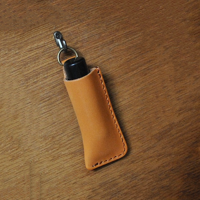 Wholesa Leather Lighter Cover Sleeve Handmade Lighter Cover Portable  Lighter Holder