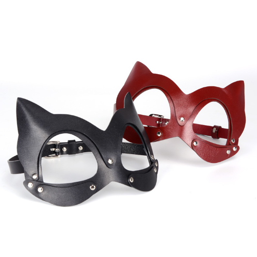 Masquerade Party Mask Role Play Christmas Face Mask Creative Leather Ornament Eye Mask