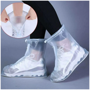 New Outdoor Rain Boot Waterproof Shoes Cover Women Men Kids Reusable PVC Overshoes Galoshes