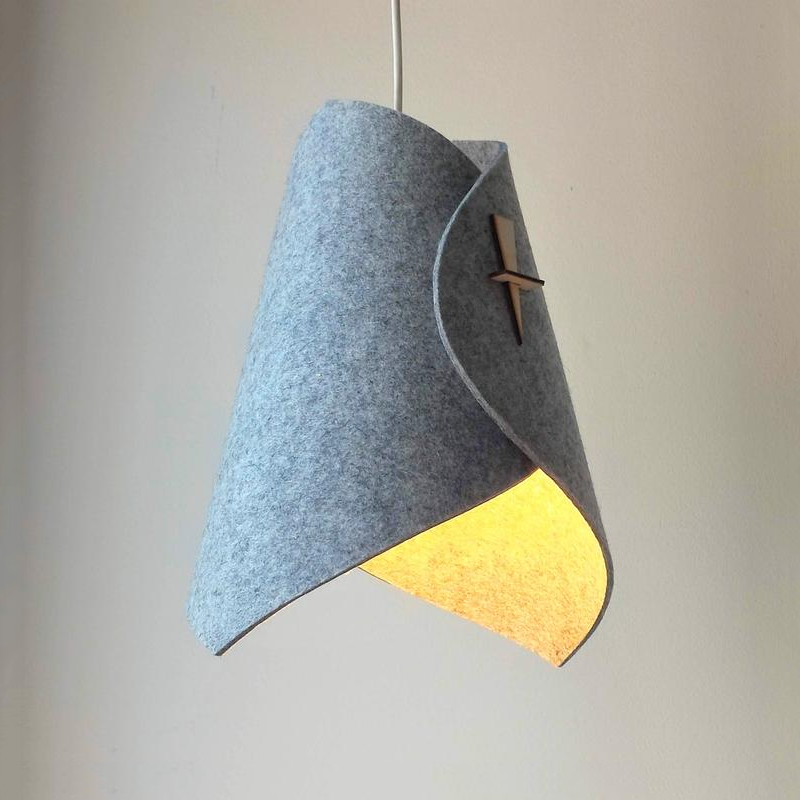 Wholesale Felt Pendant Light Lampshade Fixture Felt Ceiling Light Lamp Shade