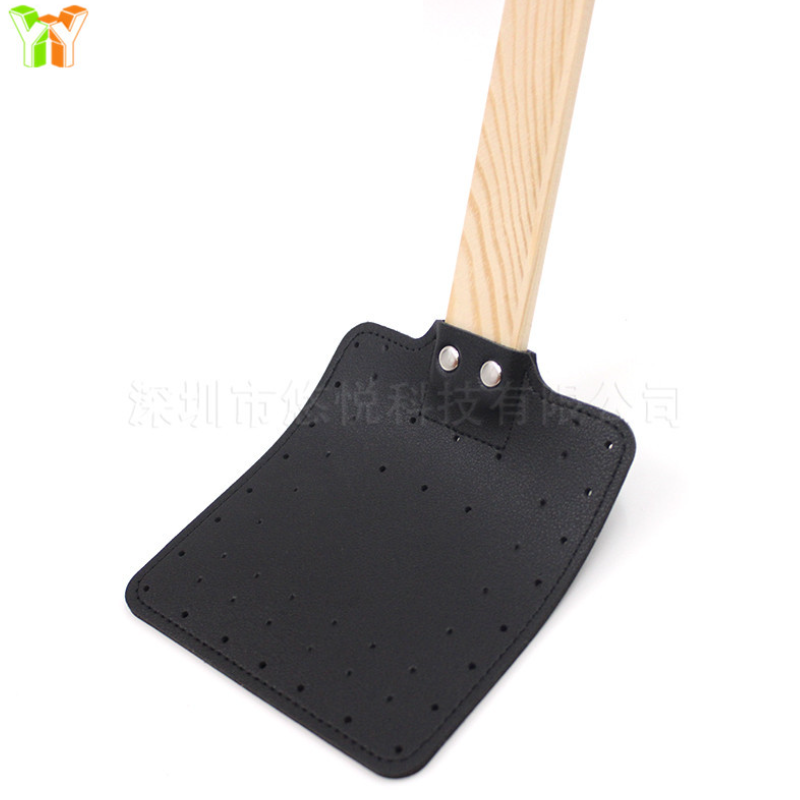 New Stocked Handmade Leather Flyswatter PU Leather Fly Swatter Amish Flyswatter Gift for Men