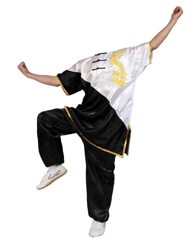 Wholesale Chinese satin band uwin Kung Fu Uniforms