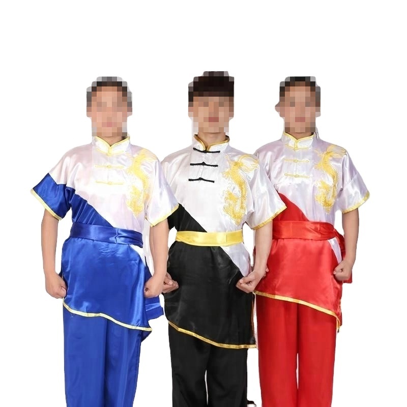 Wholesale Chinese satin band uwin Kung Fu Uniforms