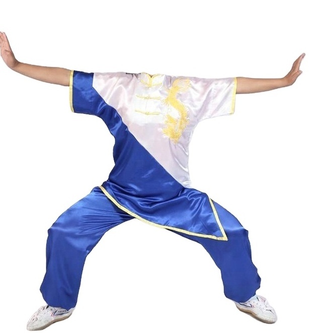 Wholesale Chinese satin band uwin Kung Fu Uniforms