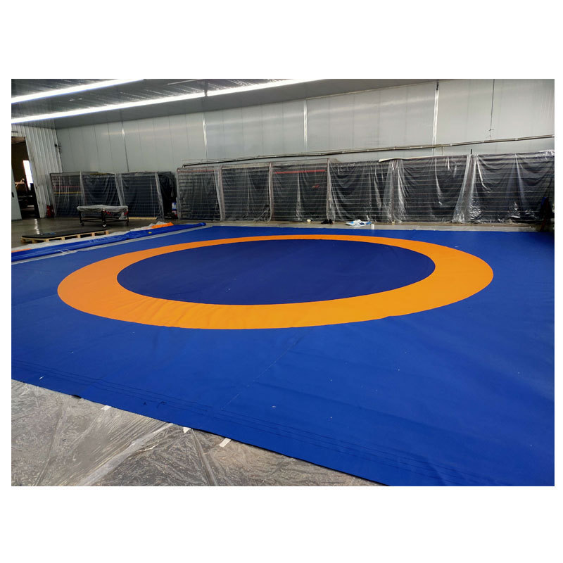 PVC floor cover  National Standard Taekwondo Wrestling Mats 12m*12m MMA Judo Training Tatami Mats For Sale