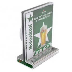 Custom metal menu holder sign holder