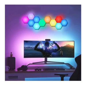 Zhihui Wall Panel Modular Gaming Smart Touch Hexagon Led Wall Lights For Bedroom