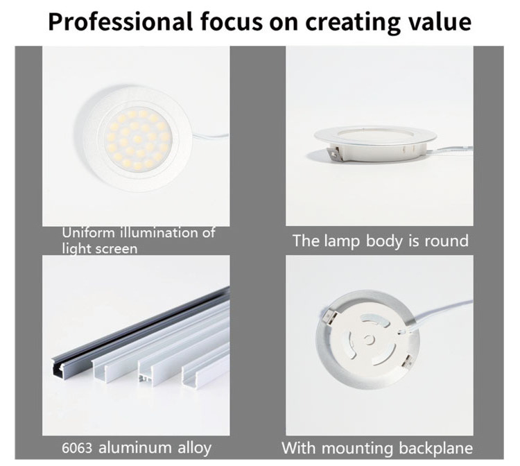 Zhihui Spotlight Cabinet Led Wall Light Recessed Lighting Accessories Downlight With Night Light