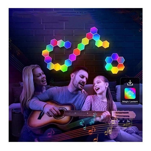 Zhihui Smart Home Decor Diy Led Hexagon Touch Light Panel For Game Room Decor Party