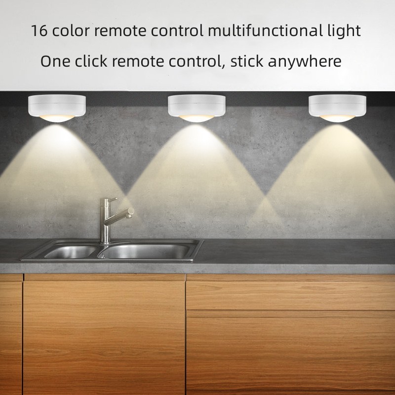 Factory Direct Wireless Switch Push Light Remote Control Wall Light Under Cabinet Led Light