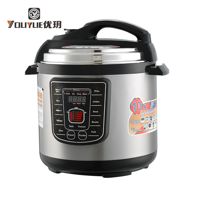 6L 220V Mid East Top Quality 10-In-1 Multi Electric Pressure Cooker Stainless Steel