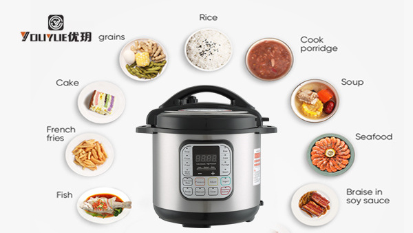 Safe Electric Pressure Cooker Chicken Multi Pressure Rice Cooker Air Fryer